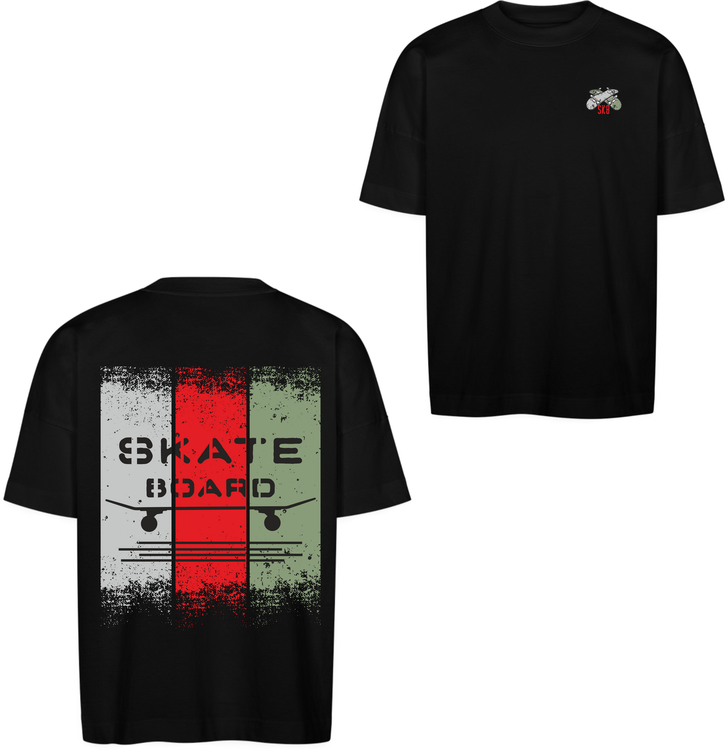 Oversize Shirt Skateboarding 3.Stripes