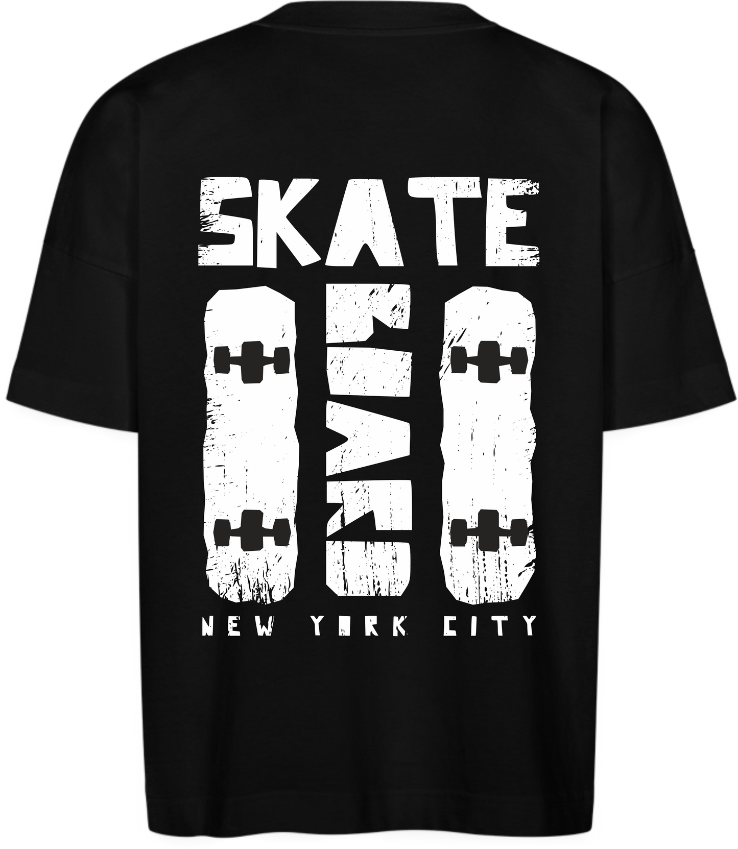 Oversize Shirt Skate Typo
