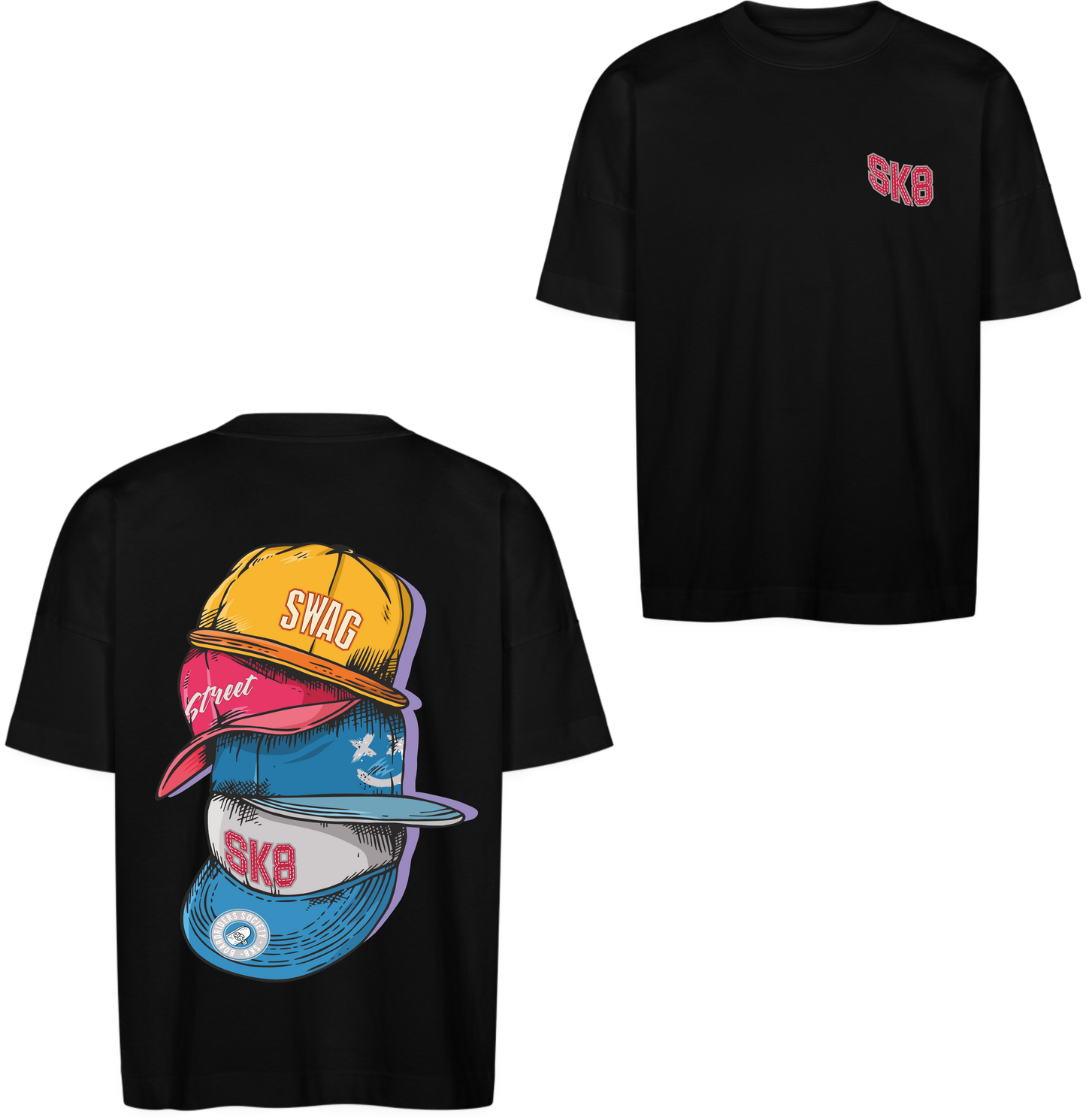 Oversize Shirt SK8 Cap