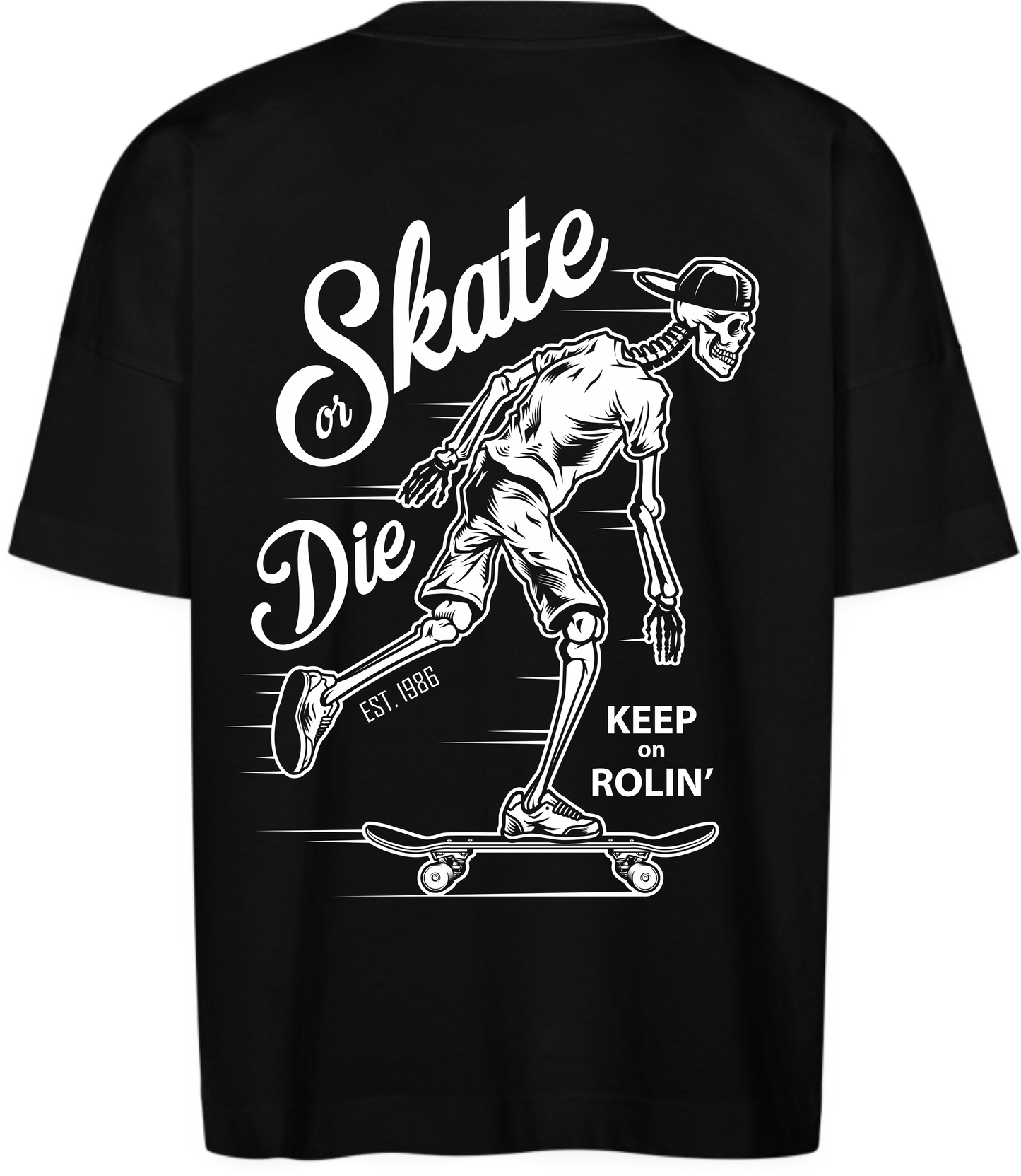Oversize Shirt Keep on Rollin´