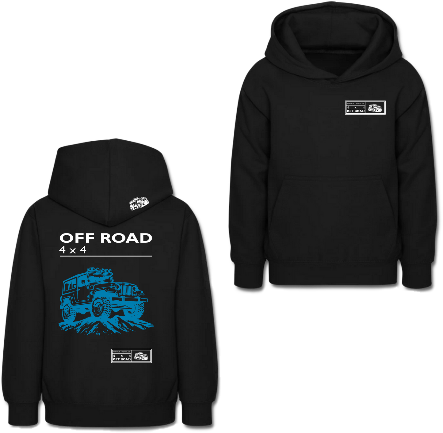 Hoodie OFF ROAD Blue